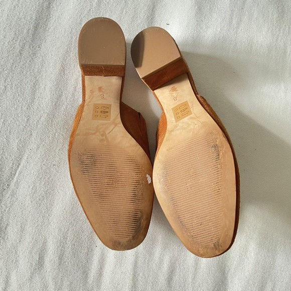 Madewell The Ruby Clog Suede Camel Brown - Picture 7 of 9